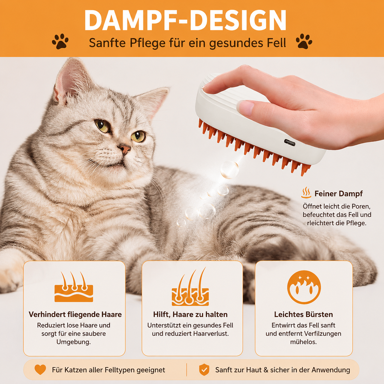 SmartPet™ Fellpflegebürste Pro